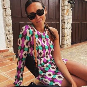 ZARA MINI ONE SHOULDER DRESS